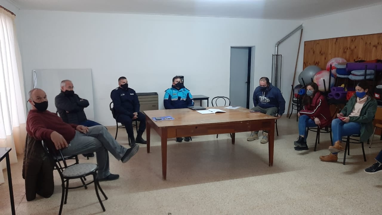 Reunión en Copetonas por la seguridad