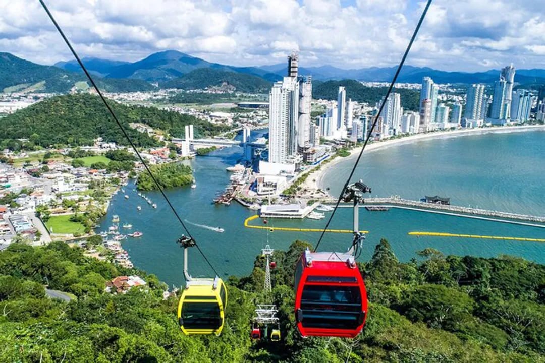 El teleférico de Florianópolis, una de las principales atracciones de la ciudad