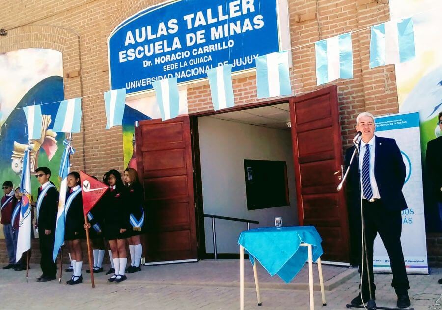 Inauguración del ciclo lectivo 2018-2019 de la carrera Analista Programador Universitario que dicta la Facultad de Ingeniería de la Universidad Nacional de Jujuy en La Quiaca.