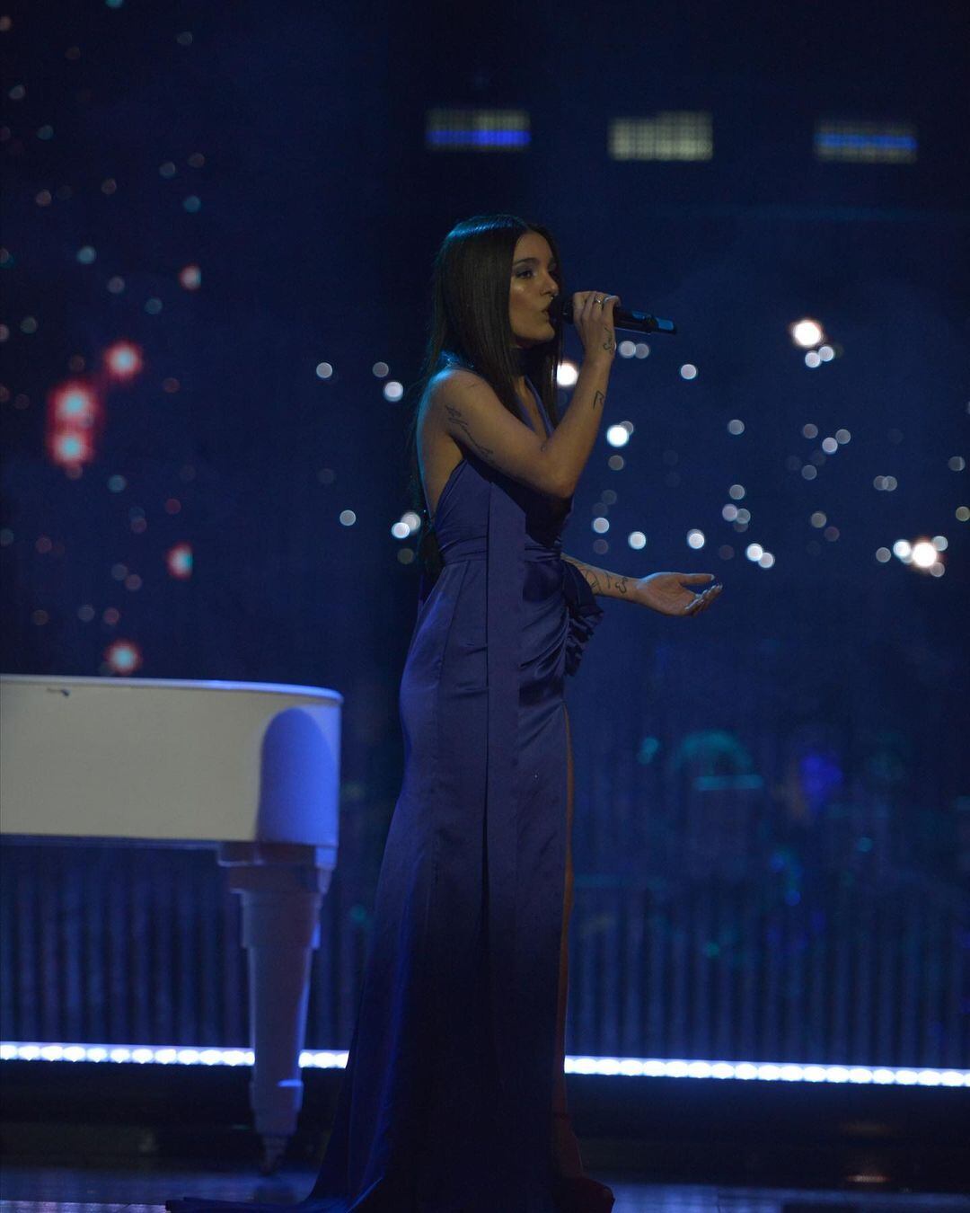 Ángela Navarro, la joven de Berazategui que salió segunda en “La Voz Argentina”.