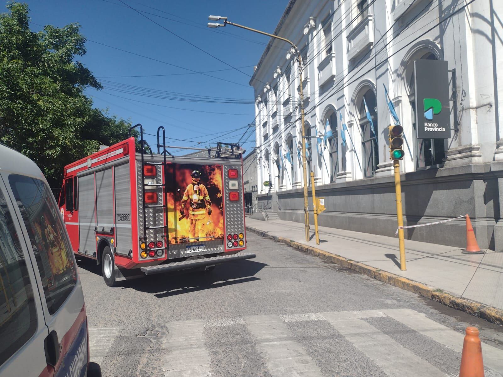 amenaza de bomba en el Sindicato de Empleados de Comercio