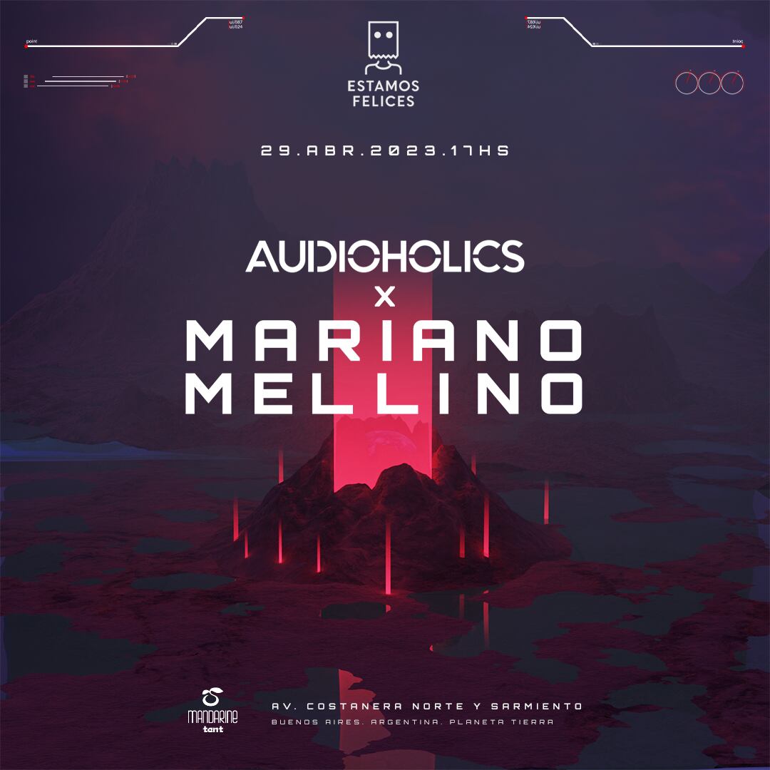 Mariano Mellino presenta “Audioholics” en Mandarine Tent