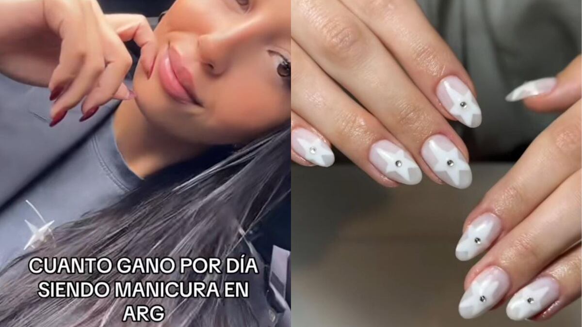 Es manicurista y mostró lo que gana en un día con su propio estudio haciendo las uñas