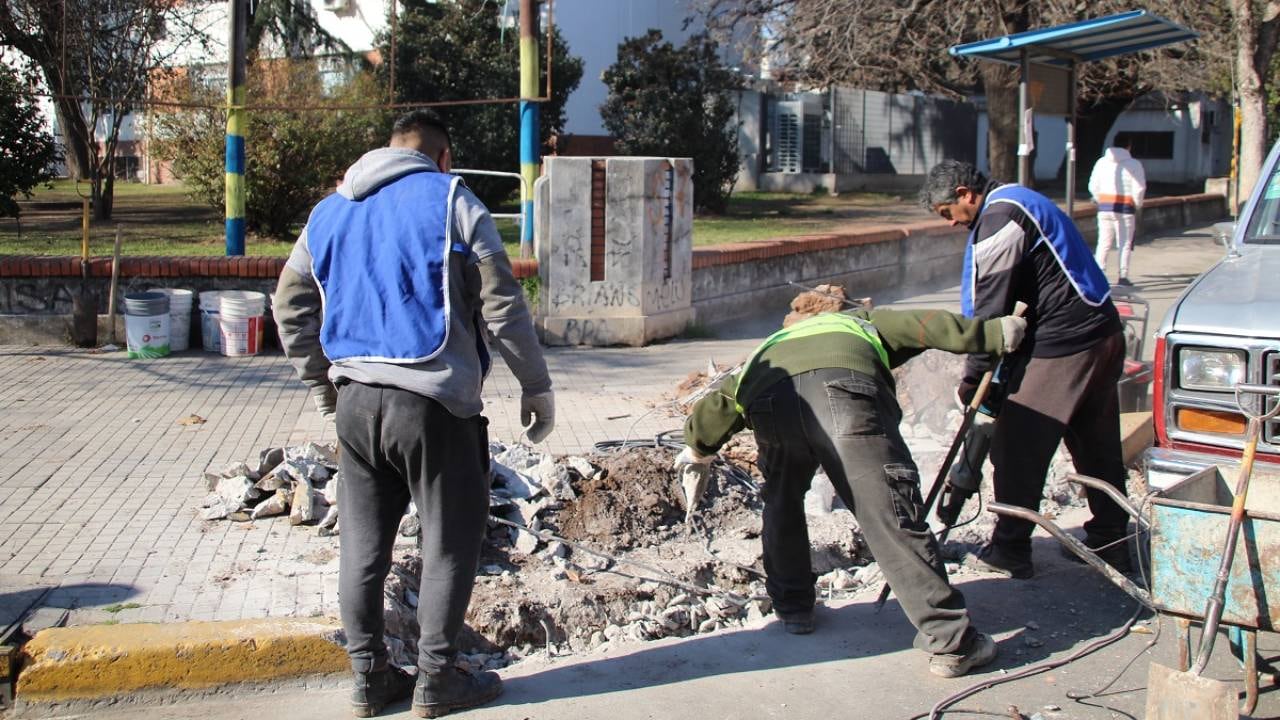 Construyen un helipuerto frente al Hospital de Niños Zona Norte