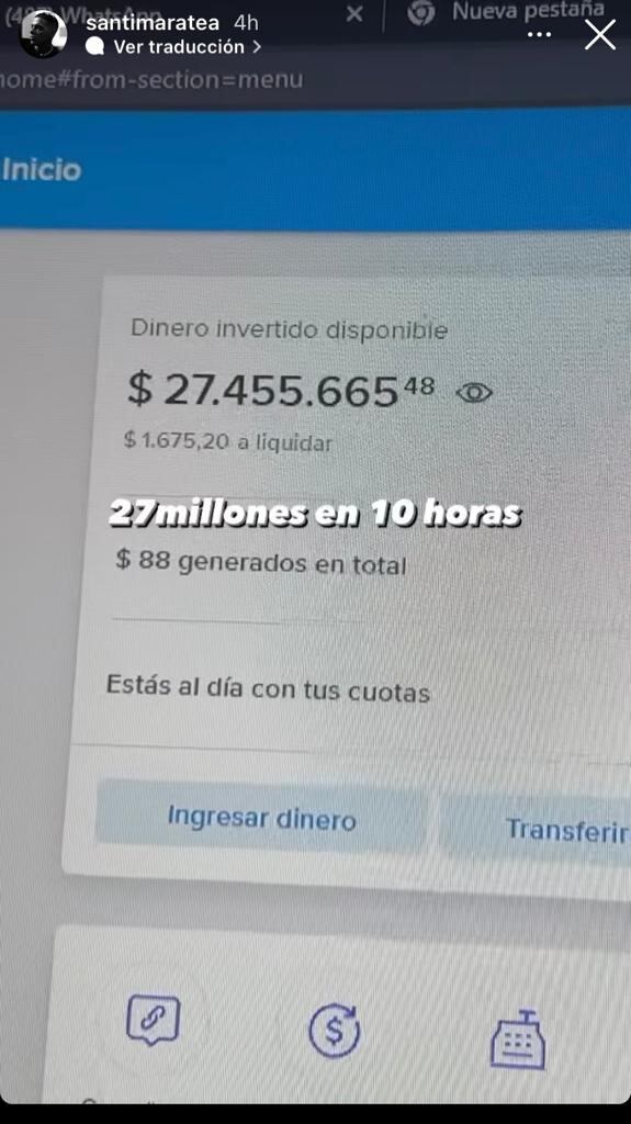 En apenas tres horas ya había superado el presupuesto que se había puesto como meta a alcanzar.