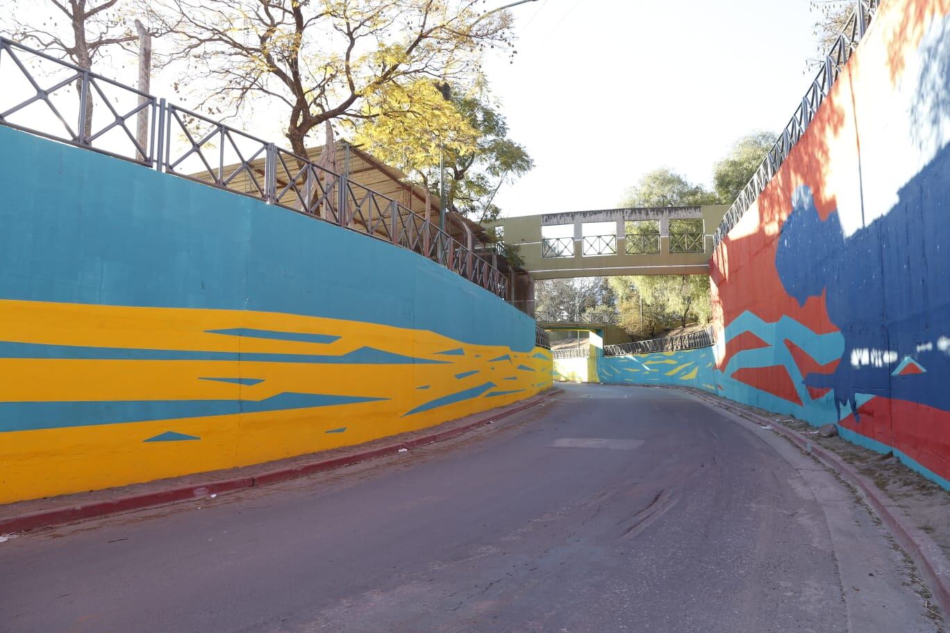 Nuevo mural en barrio Bajo Pueyrredón. (Prensa municipalidad)