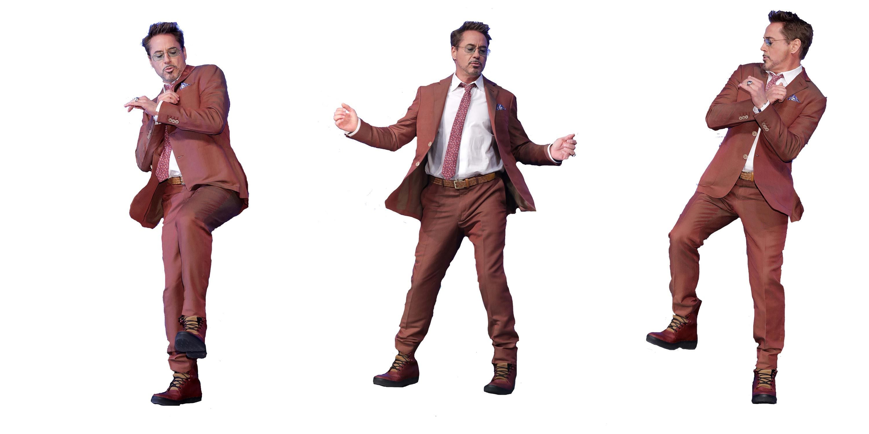 Robert Downey Jr. bailando.