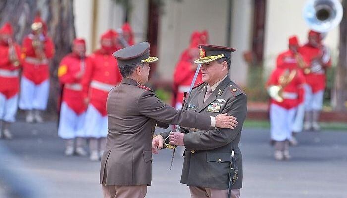 El Coronel Mayor Javier Alberto Palazón, comandante de la 5 Brigada de Montaña.