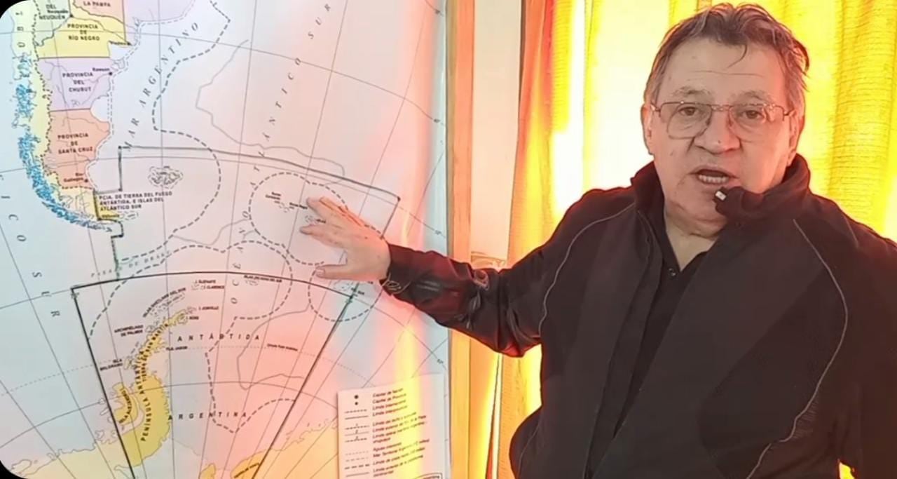 VGM Juan Roberto Vera, explicó los fundamentos por los cuales, el territorio insular y marítimo de esta parte del Atlántico Sur, pertenece a la Argentina.