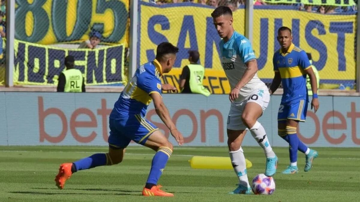 Los goles del triunfo de Racing sobre Boca en el Trofeo de Campeones