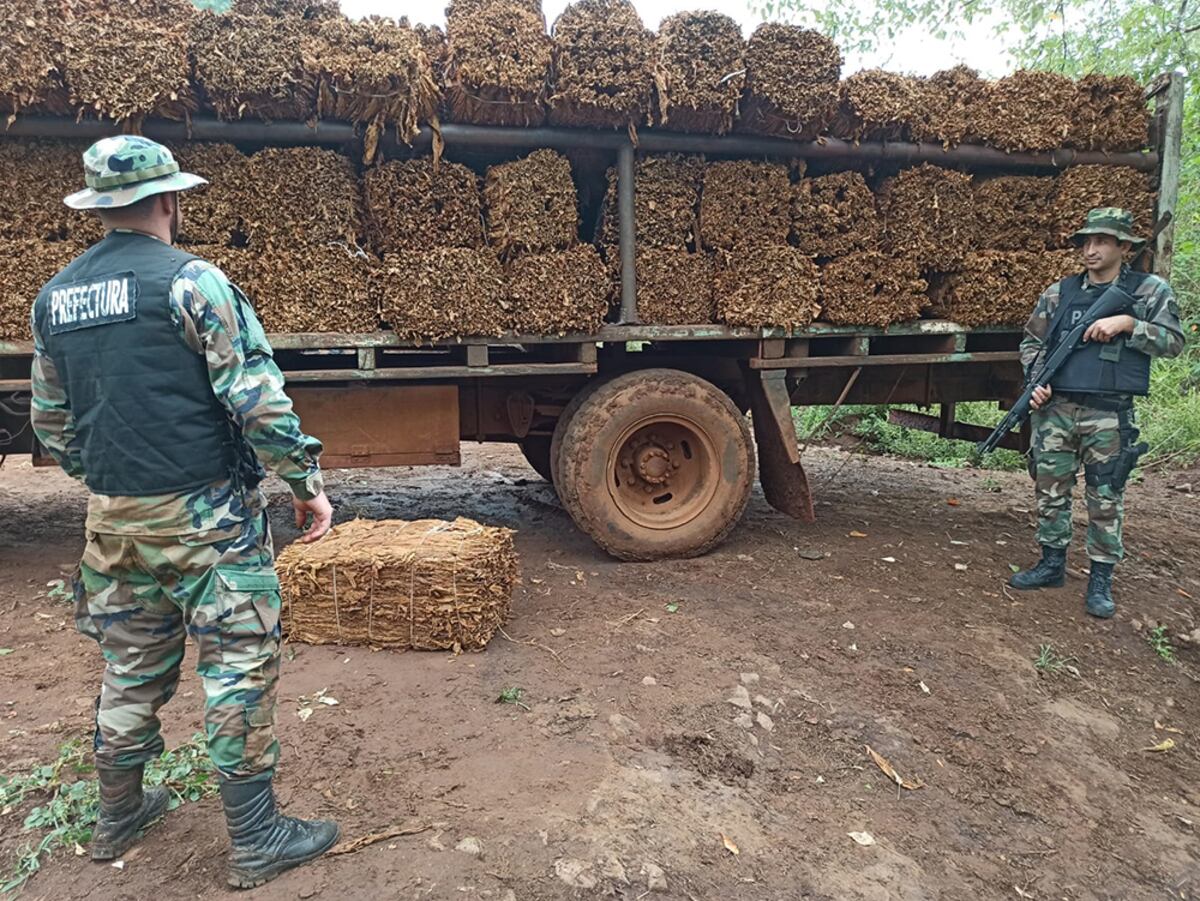 El Soberbio: incautan contrabando de tabaco