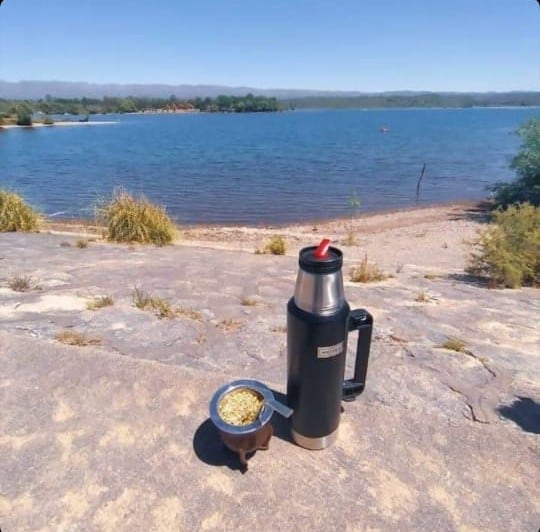 Mates en Dique La Florida. Gentileza: "Abi" Soto