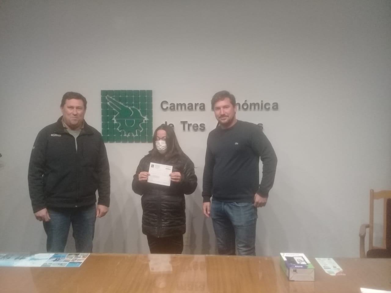 Entrega de premios de la jornada del Día del Reciclaje organizada por gestión Ambiental de Tres Arroyos