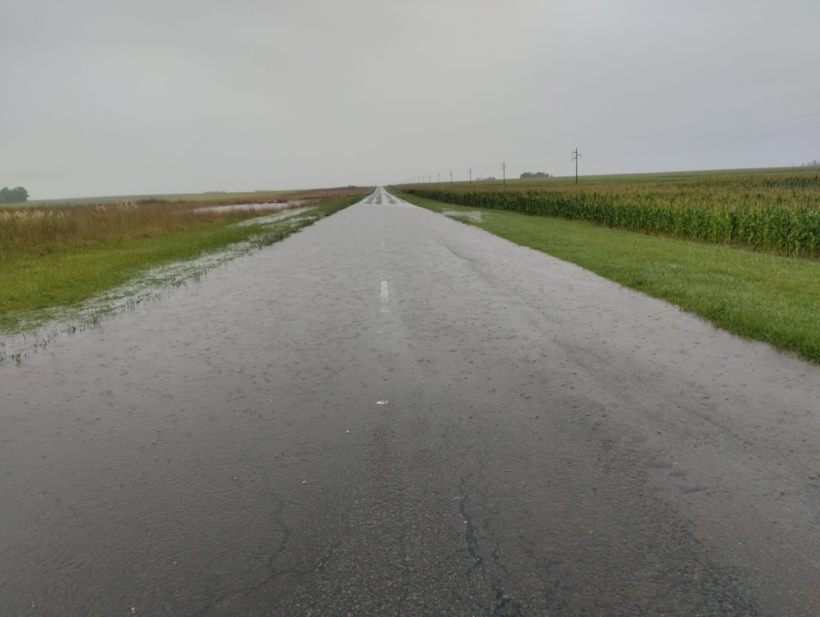 Corte en la Ruta Provincial 75 por las inclemencias climáticas