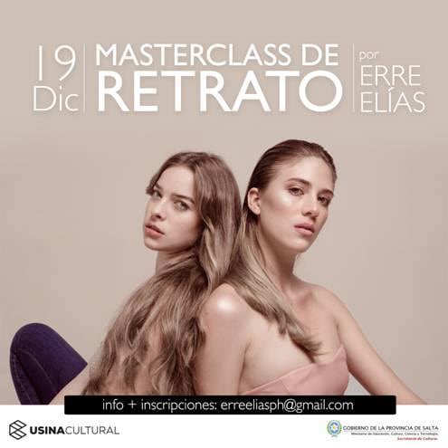 Masterclass de Retrato en la Usina Cultural.