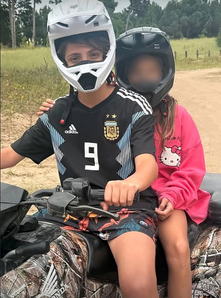 La foto de uno de los hijos de Wanda Nara con Maxi López con una indirecta a Mauro Icardi