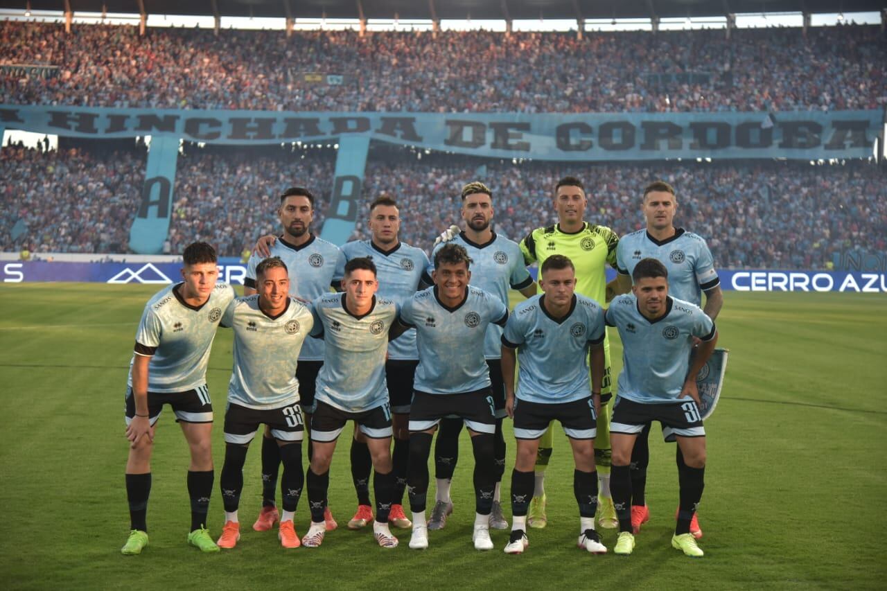 Los 11 titulares de Belgrano para el partido con Talleres por el clásico de verano. (Facundo Luque)