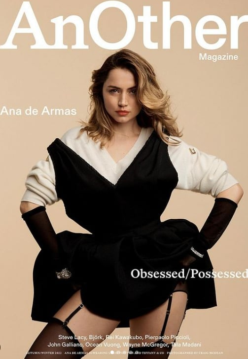 Ana de Armas en la tapa de la revista Another Magazine.