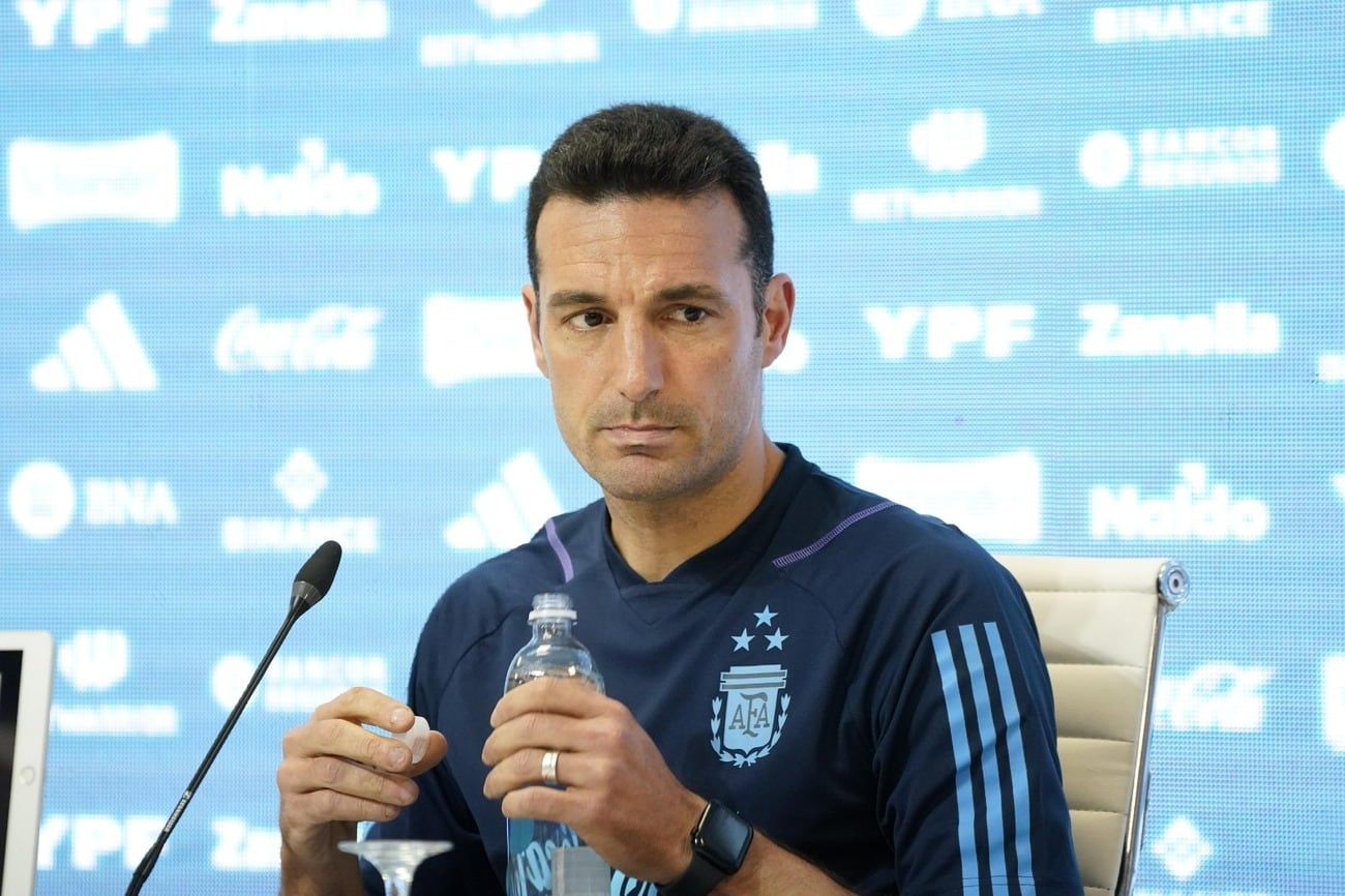 Lionel Scaloni, por primera vez en conferencia de prensa, tras ser campeón mundial