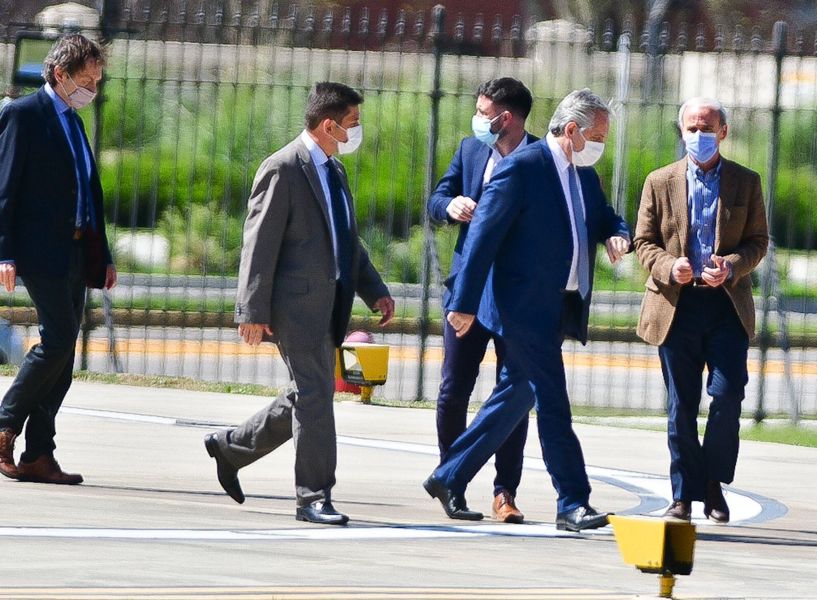 Alberto Fernández llegó a Casa Rosada en medio de las gestiones para reformar su Gabinete.