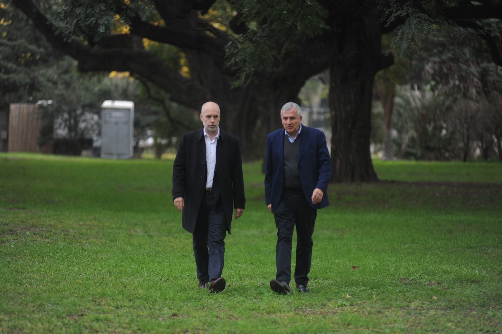 Horacio Rodríguez Larreta oficializó a Gerardo Morales como su candidato a vice. (Federico López Claro)