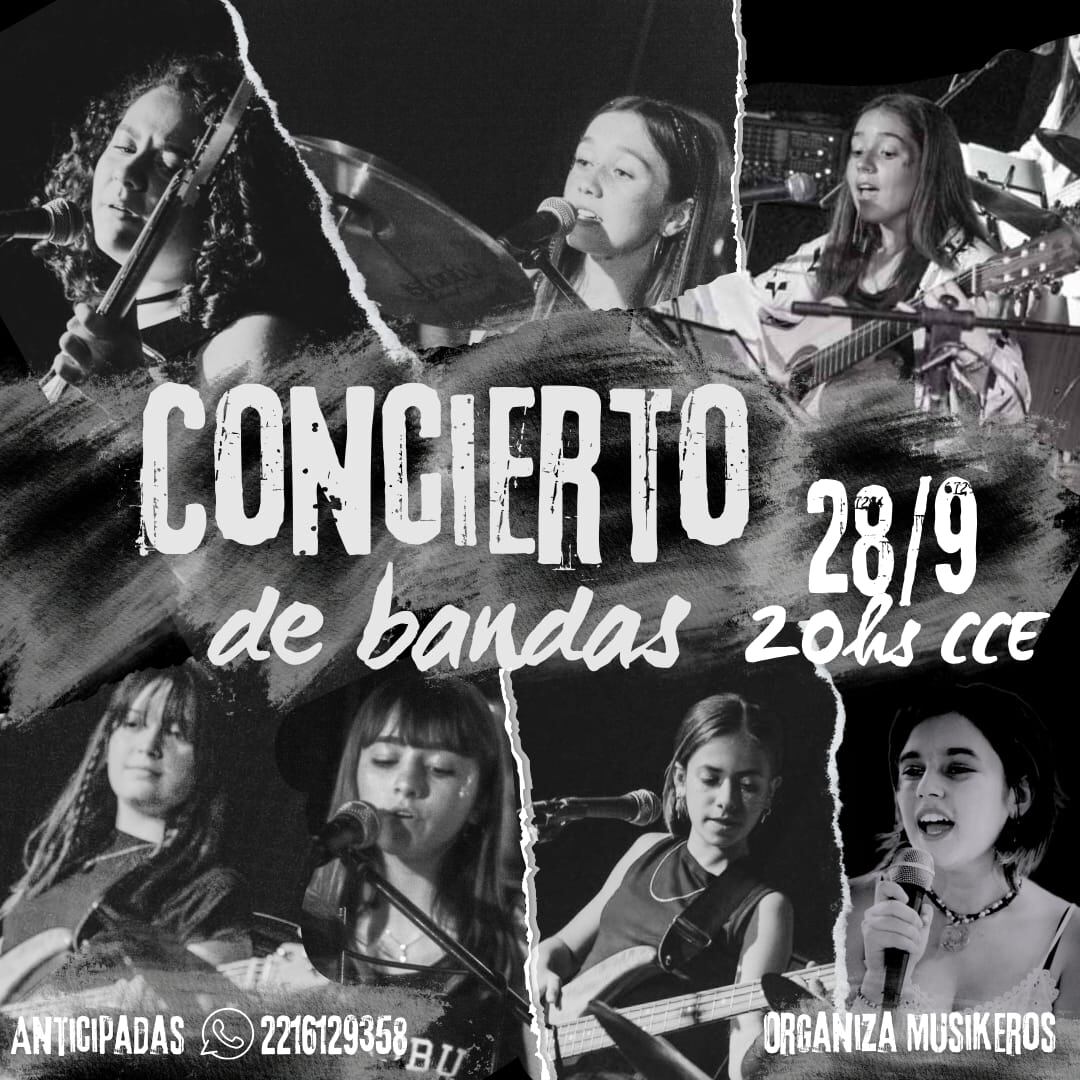 Alumnas de Musikeros Tres Arroyos se presentan en el Centro Cultural La Estación