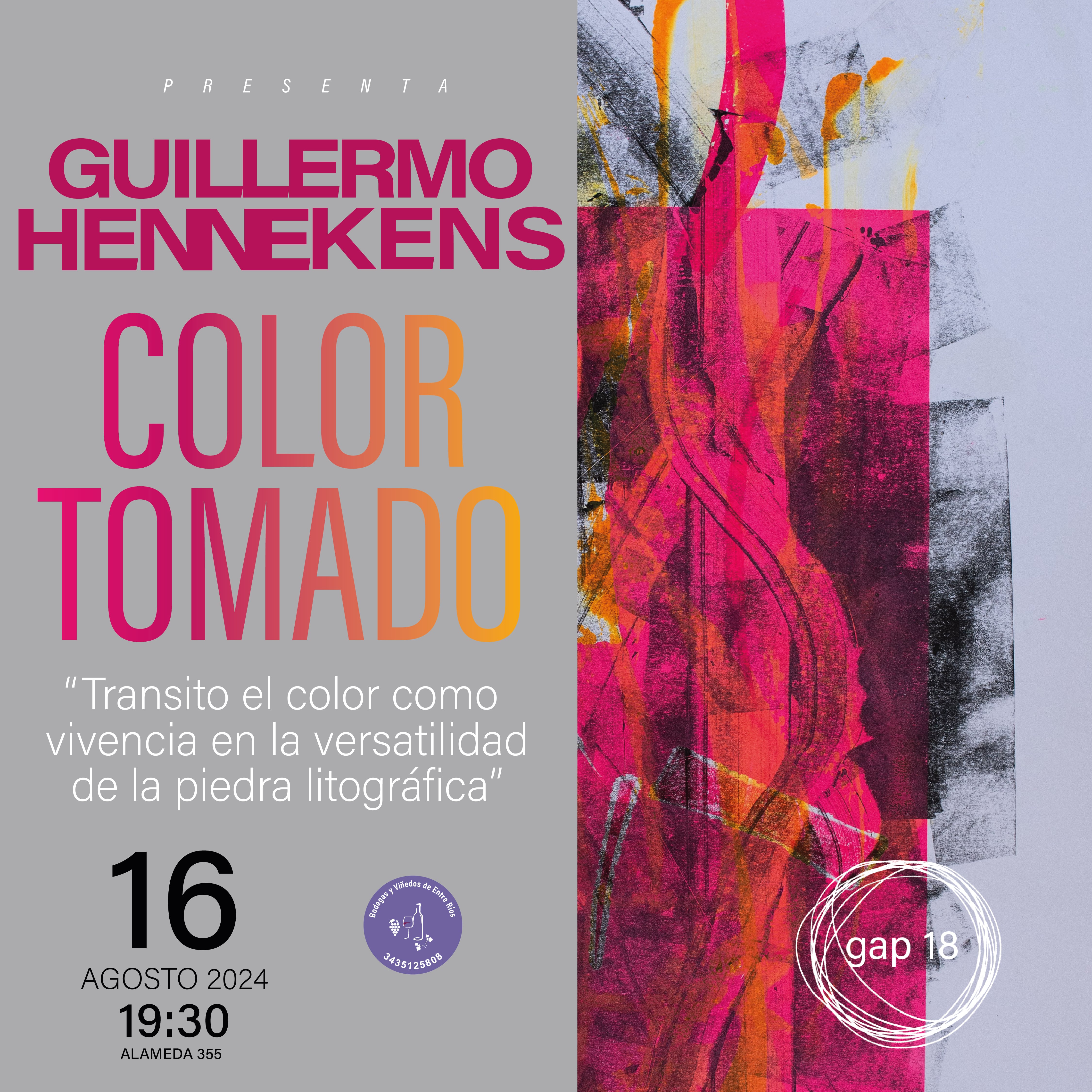 Guillermo Hennekens en Gap 18.