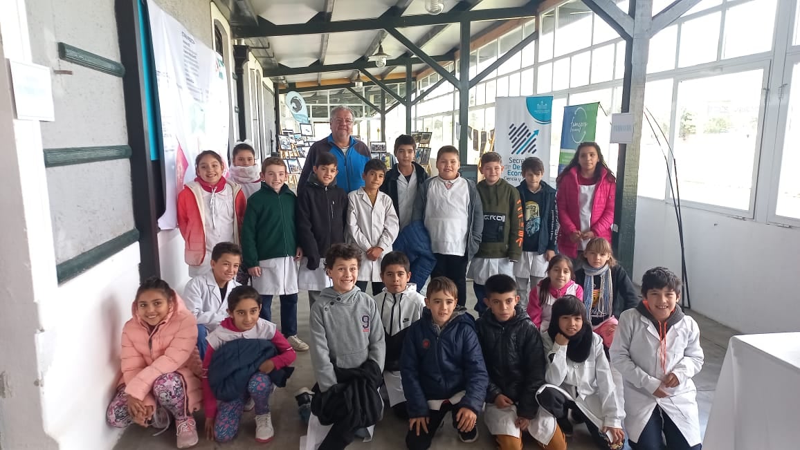 Escuelas de Tres Arroyos visitan la muestra “Malvinas es porque está”