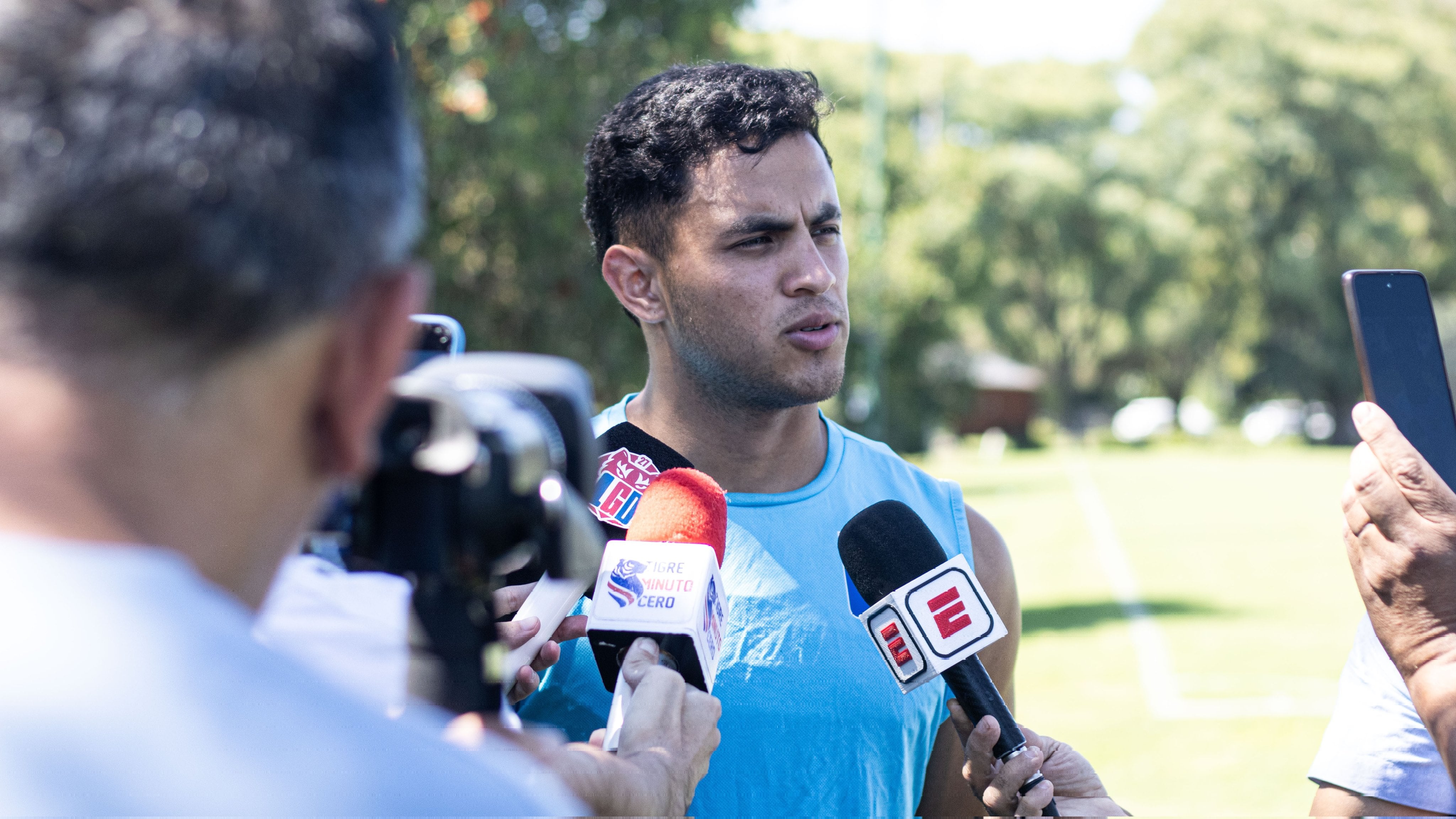 David Romero habló de su gran presente en Tigre. (Prensa Tigre).