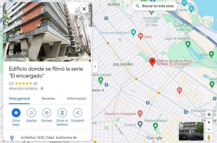 Dónde queda el edificio de El encargado