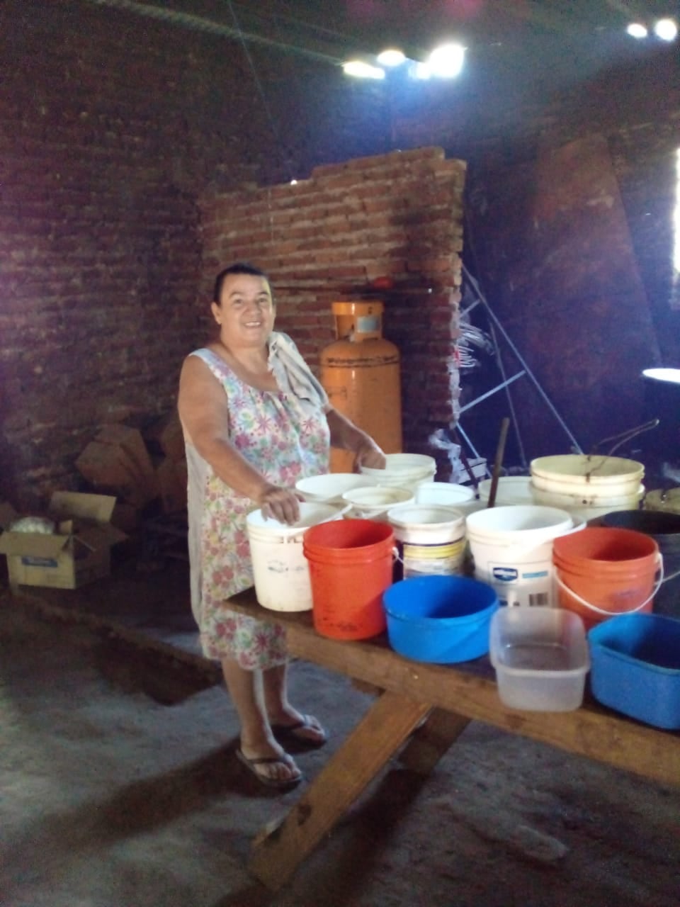 El comedor alimenta a 150 vecinos.