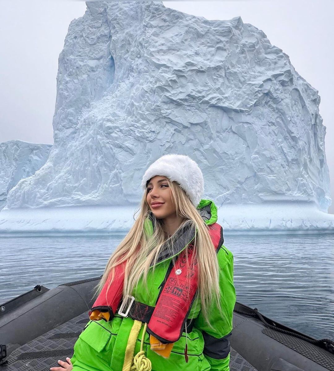 Romina Malaspina se tiró al agua helada e impactó a todos