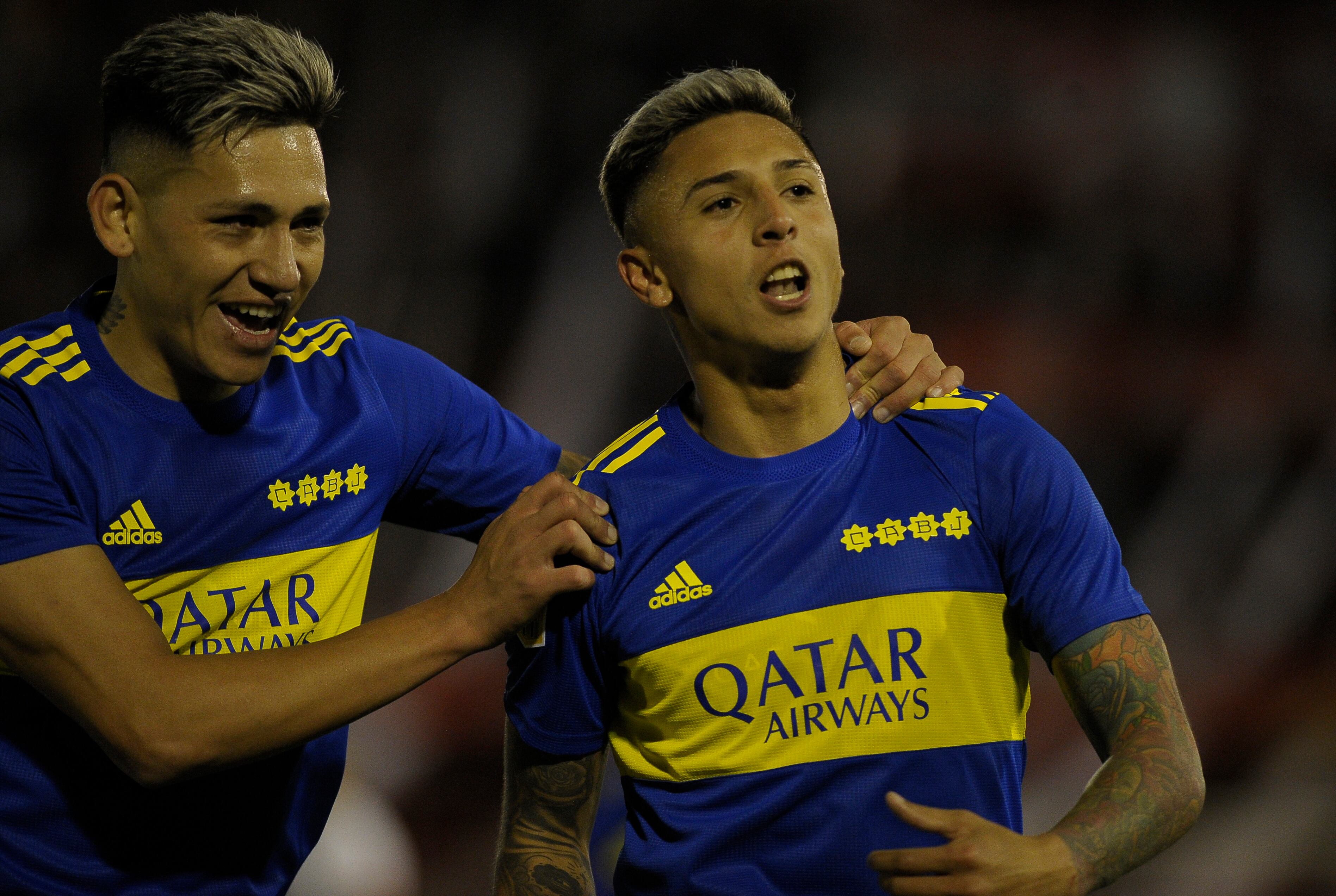 Agustín Almendra marcó el 1 a 0 de Boca ante Huracán. (Fotobaires).