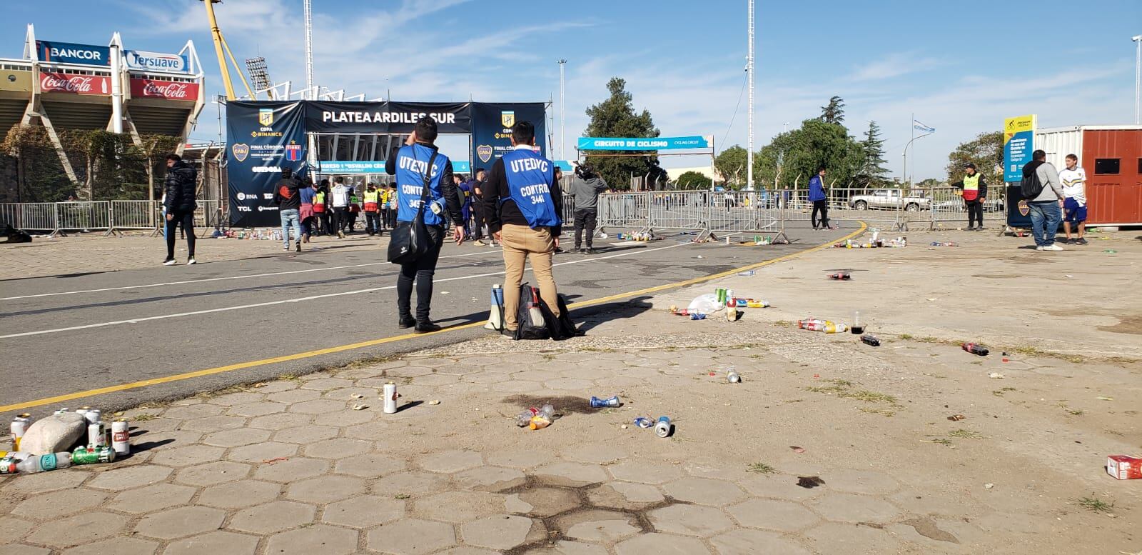 Fuerte operativo de seguridad en la ciudad.