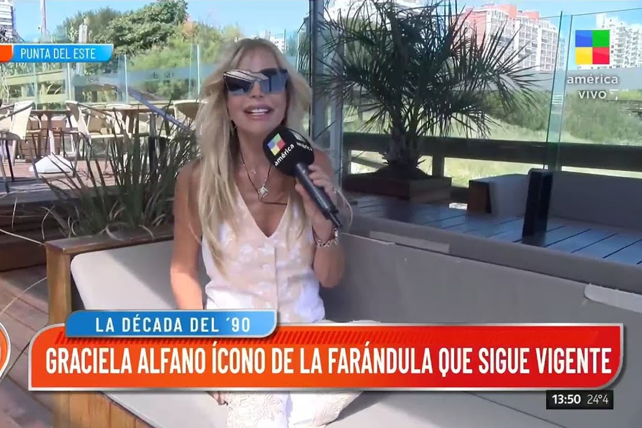 Graciela Alfano, en "Intrusos". (Foto: captura de pantalla)