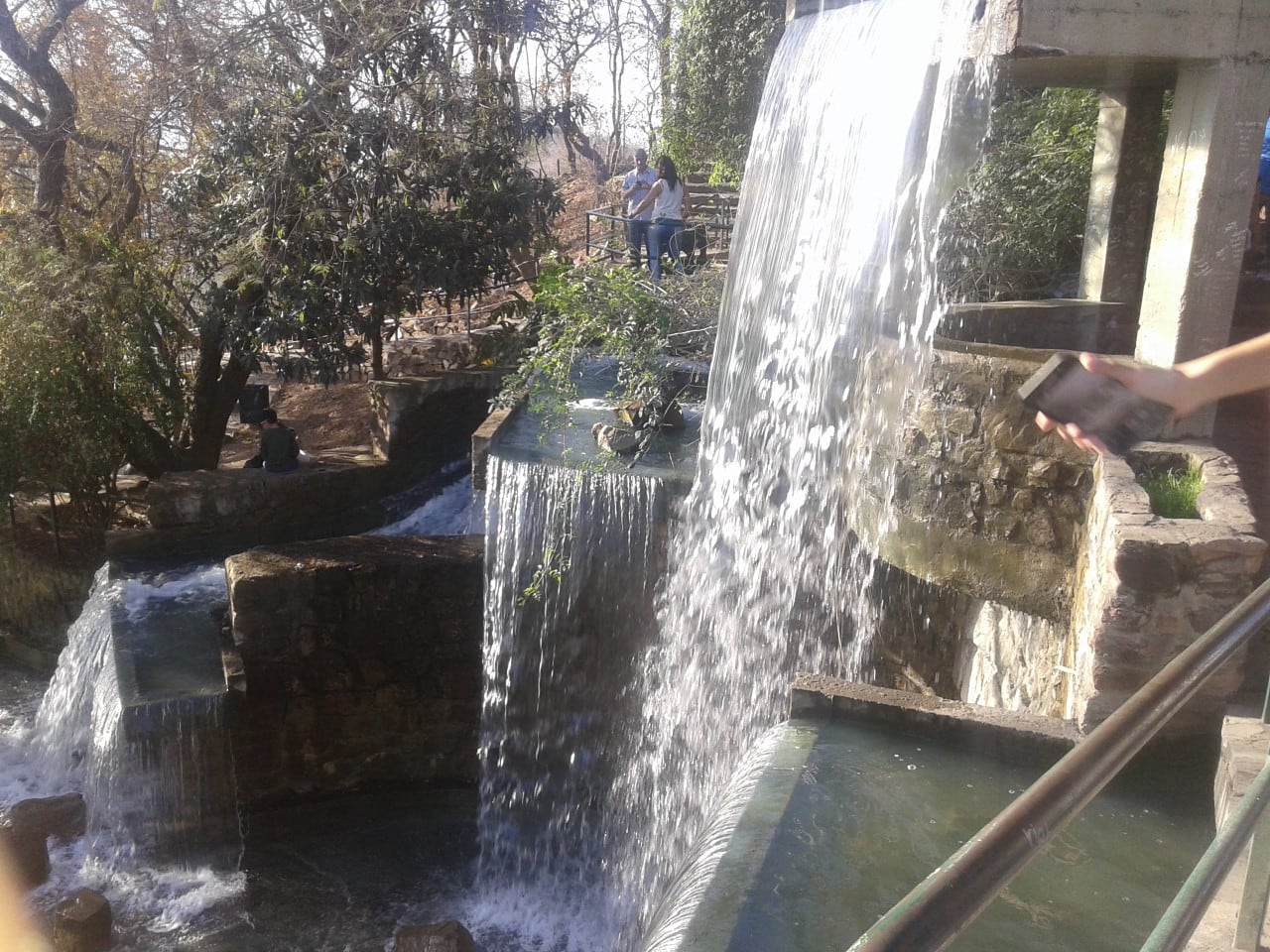 Así luce la imponente cascada ubicada en el pueblo de Tornquist.