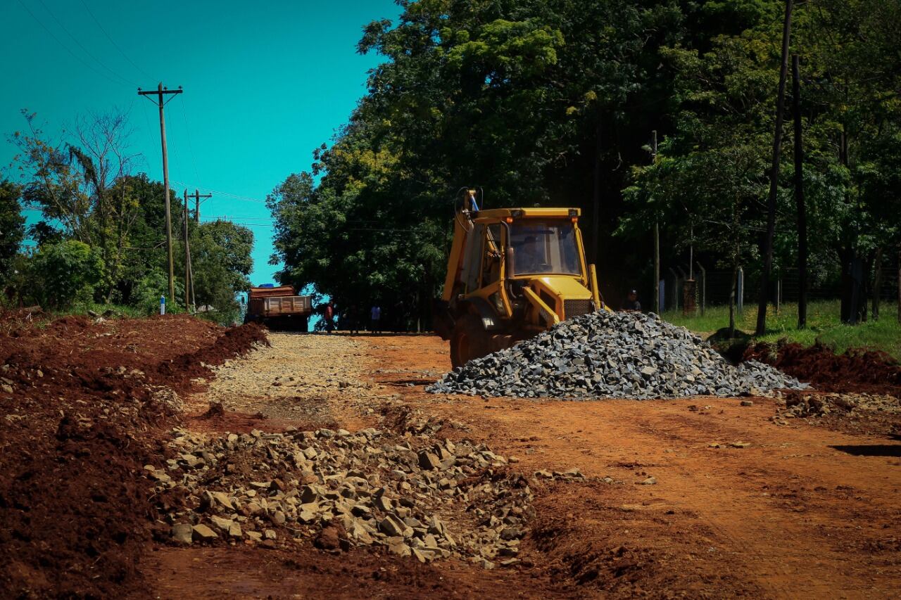 Jardín América: inician obras en el acceso al nuevo hospital