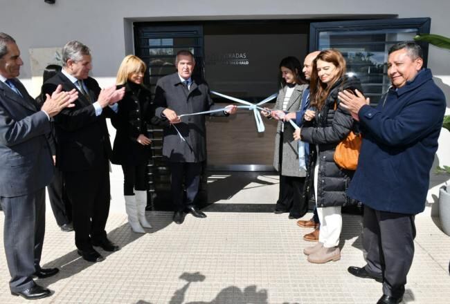 El gobernador dejó inaugurado el Juzgado de Paz en Taco Ralo.