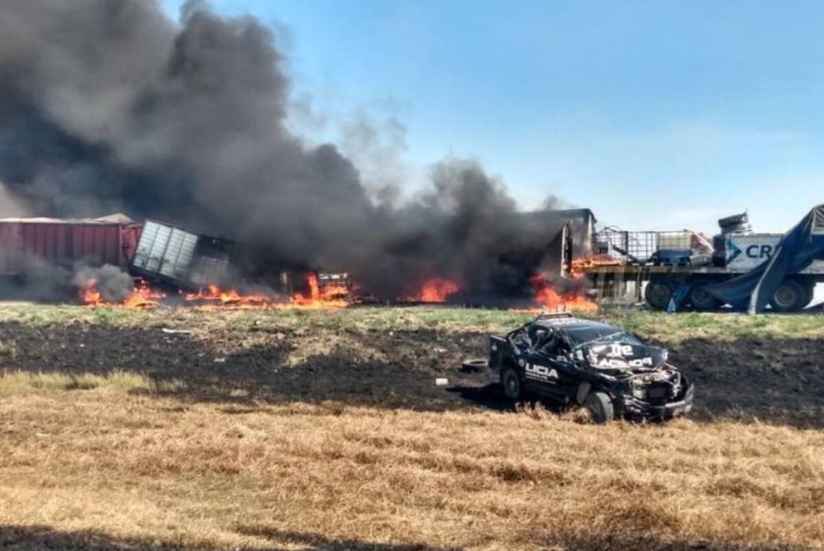 Milagro en la ruta 34: accidente múltiple, incendio... pero sin heridos graves