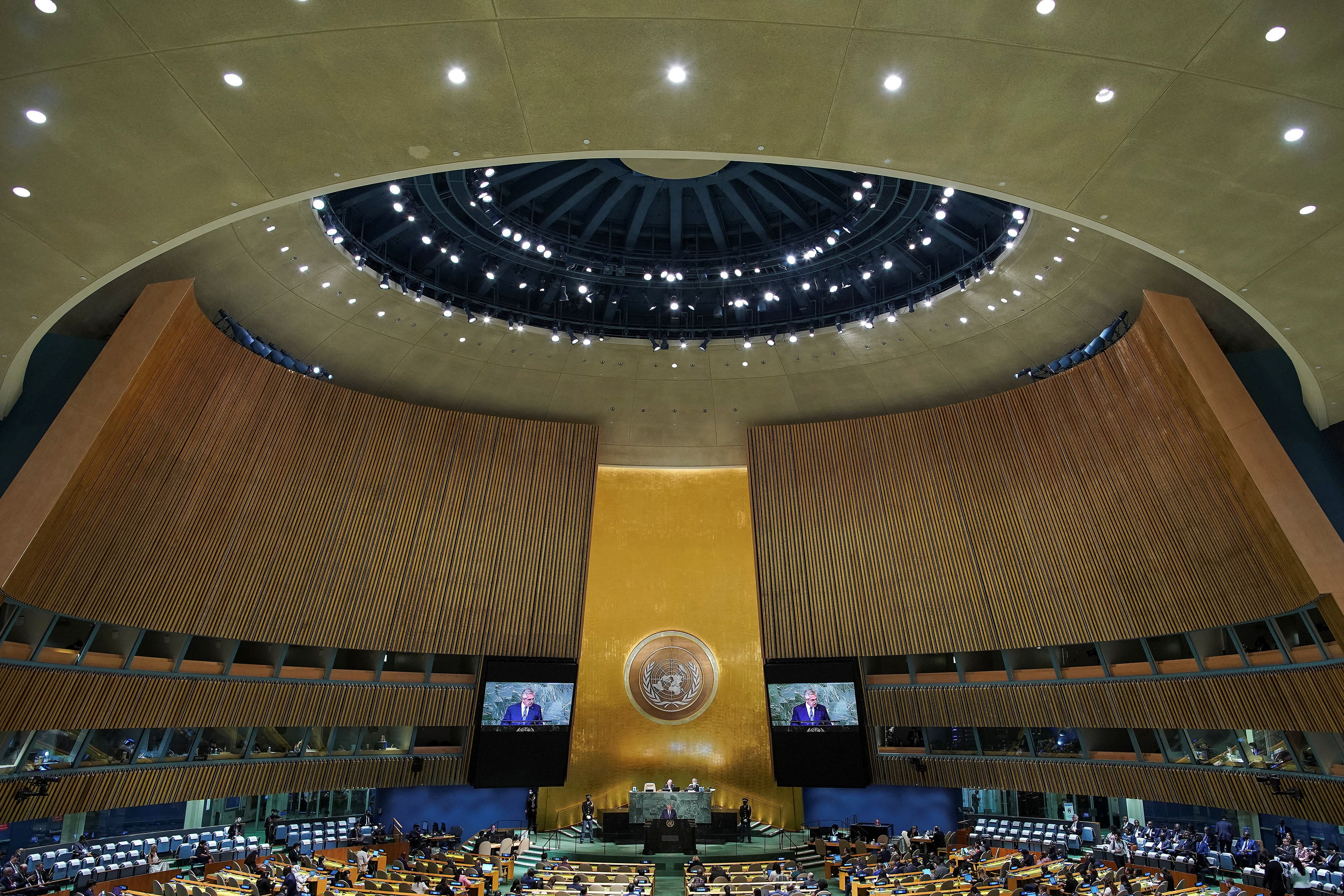 Alberto Fernández en la ONU