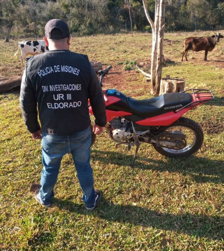 Efectivos policiales recuperaron motocicletas robadas en varios operativos.