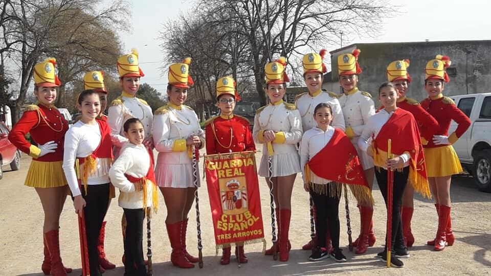 La Banda Coreográfica de la Plaza España pasó a denominarse Guardia real del Club Español