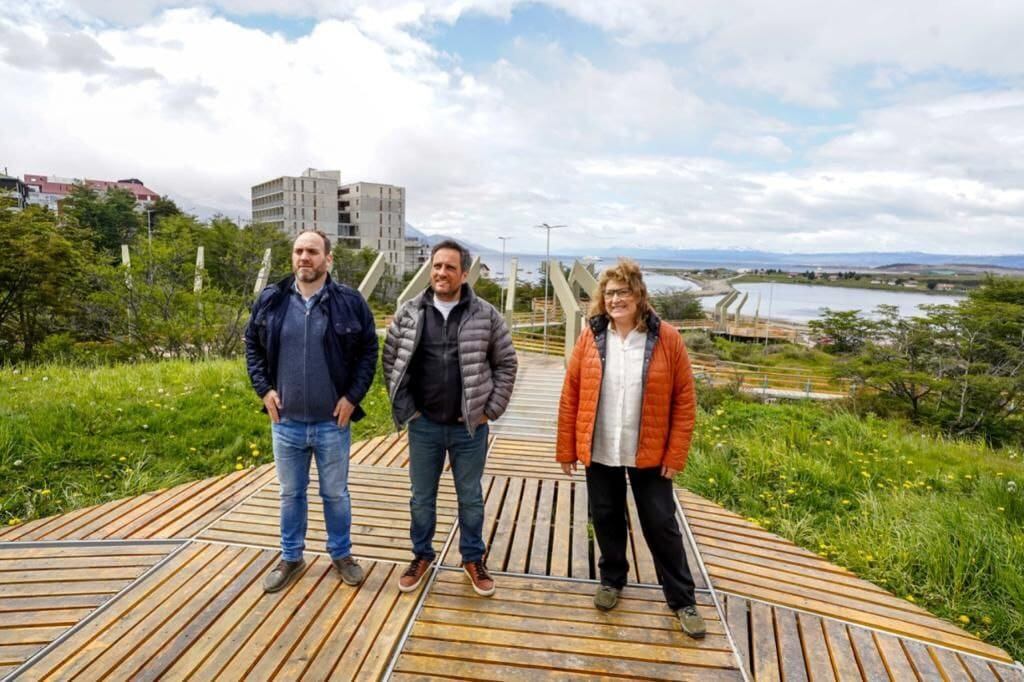 El Ministro de Ambiente de la Noción visitó el Paseo del Centenario