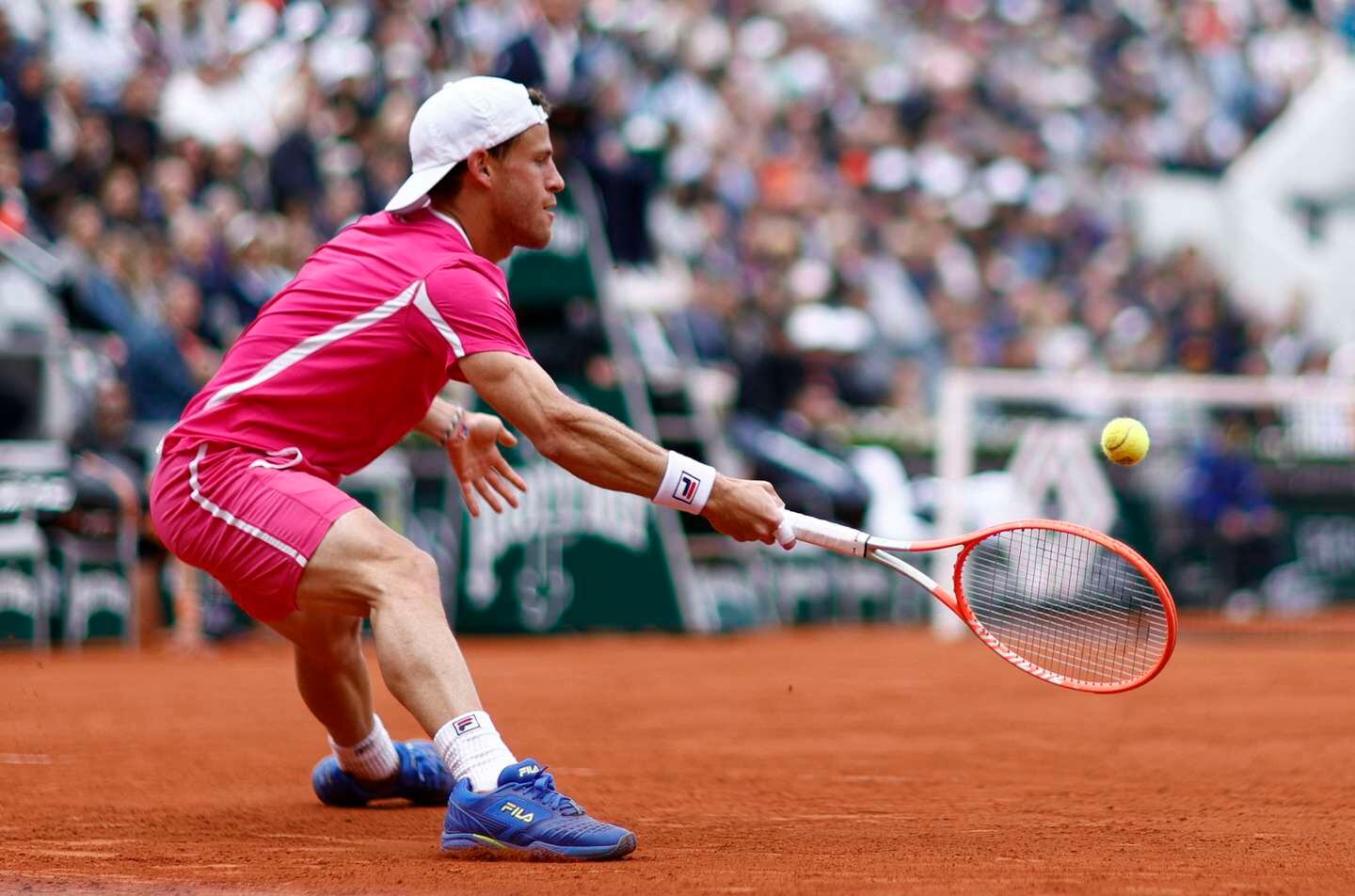 Diego Schwartzman cayó ante Djokovic en los octavos de final de Roland Garros.