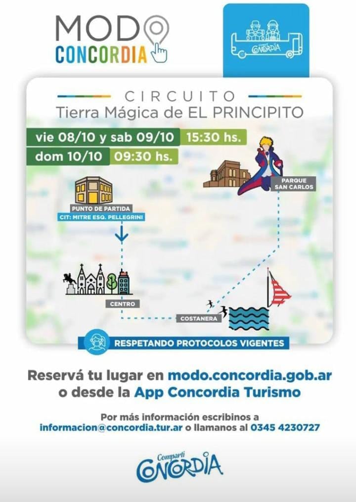 Se podrá realizar un atractivo recorrido.