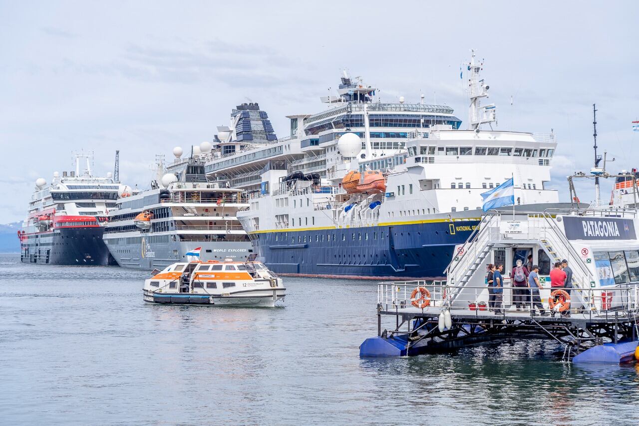 Exitosa temporada de cruceros en Ushuaia.