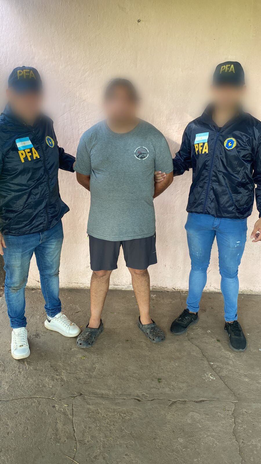 El "cuidador" se había escondido en un campo del sudoeste santafesino.