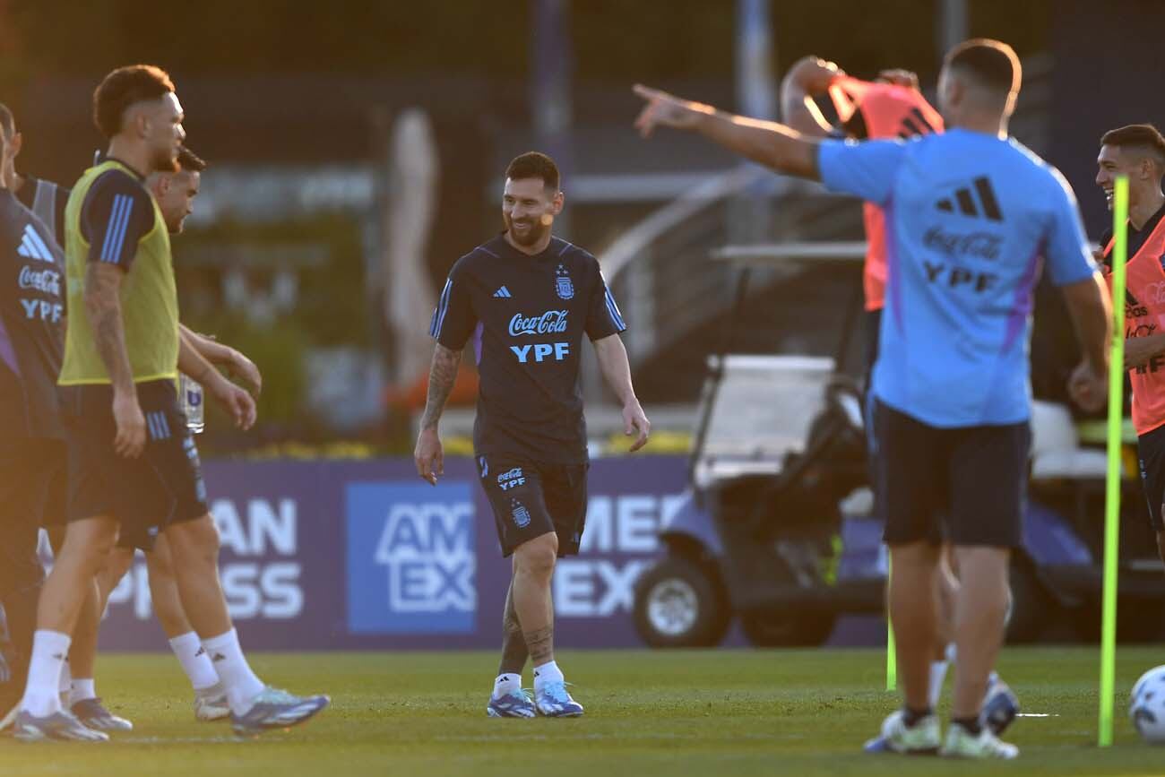 Entrenamiento Selección Argentina.