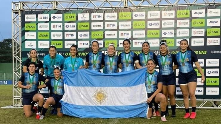 Yaguaretés fue bronce en el Sudamericano de rugby 7.