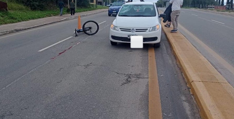 Choque fatal en Villa Dolores. (Policía Departamental San Javier)